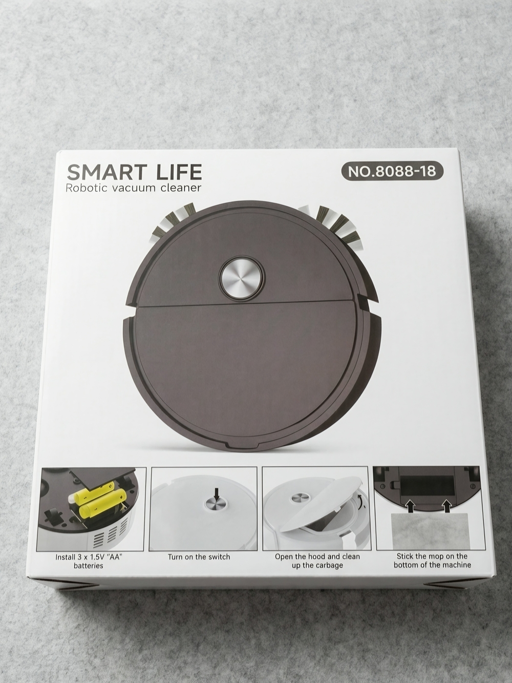 SMART LIFE Robotic Vacuum Cleaner MINI - Black or White 3 Vacuums To Choose From